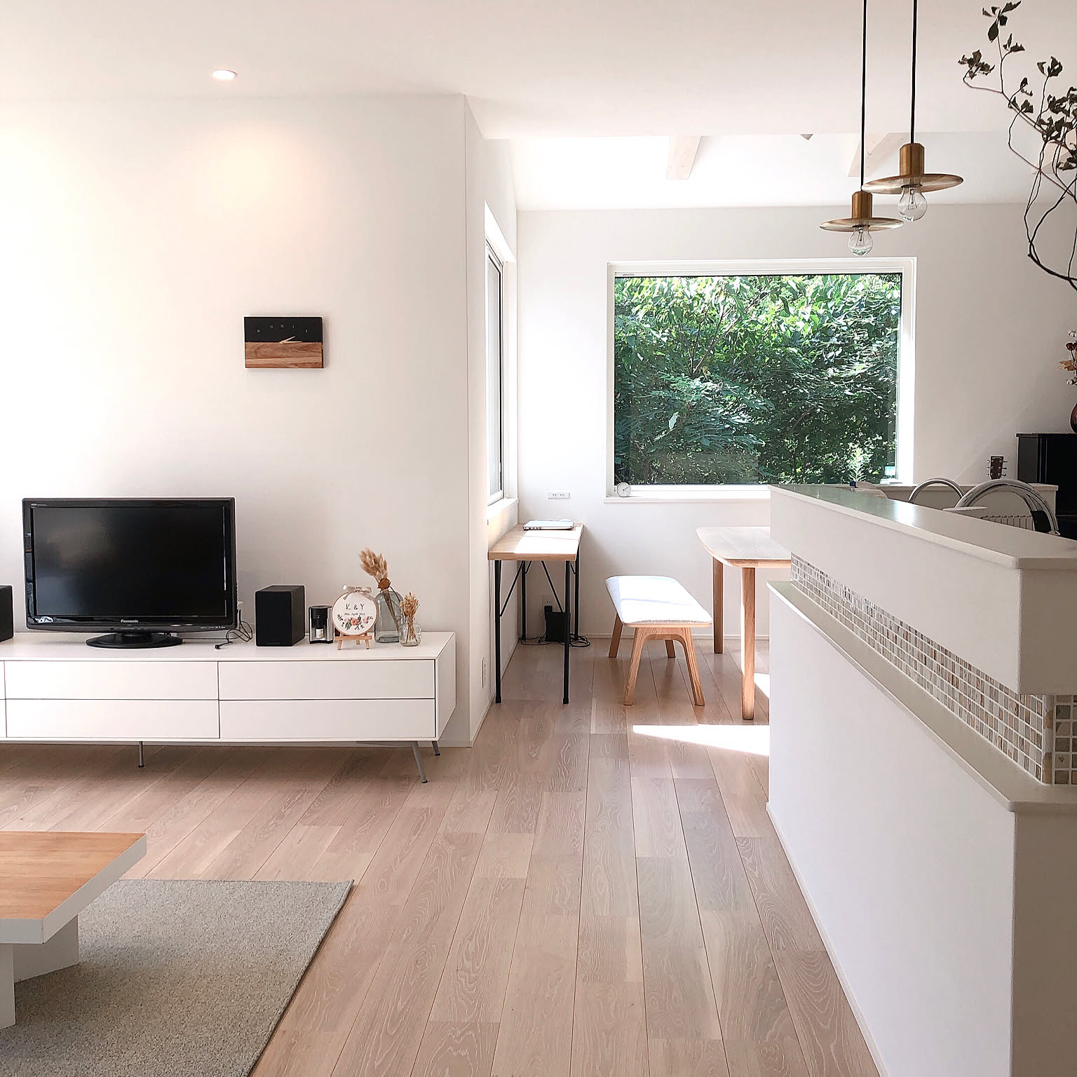 FIX窓 ピクチャーウィンドウのおしゃれなインテリアコーディネート