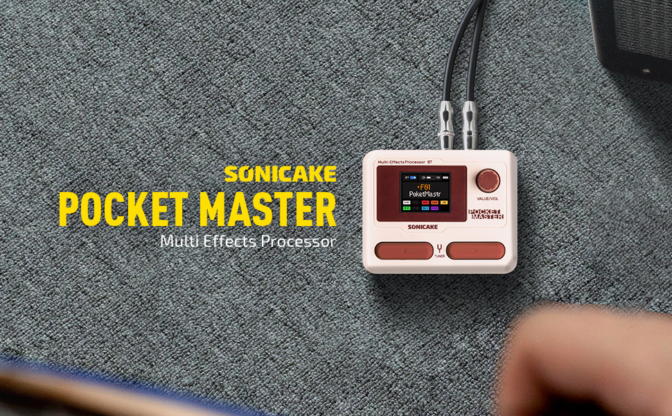 Amazon.com: SONICAKE Pocket Master-Portable Multi Effects Pedal