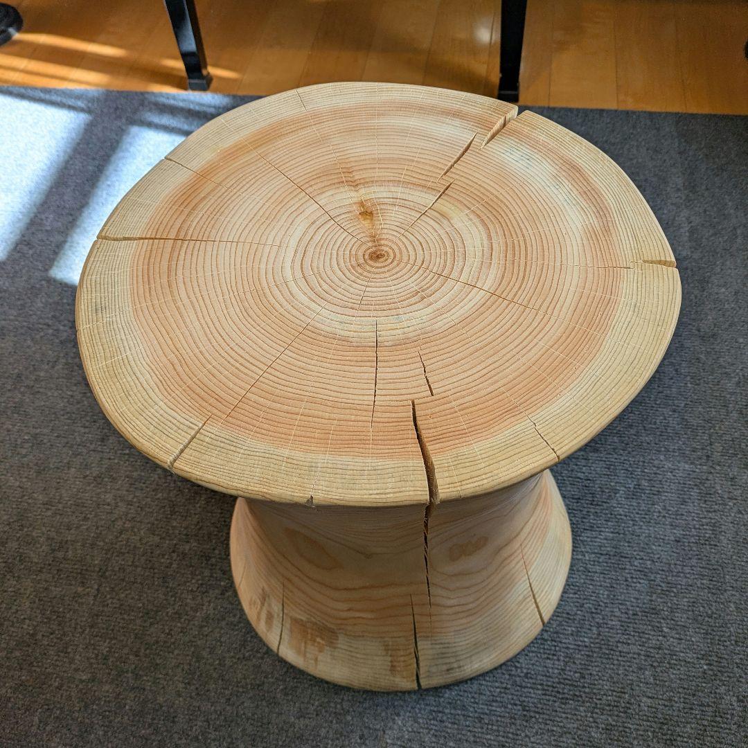 outdoorman様専用 檜⑥ 丸太 椅子 スツール 高さ約40㎝
