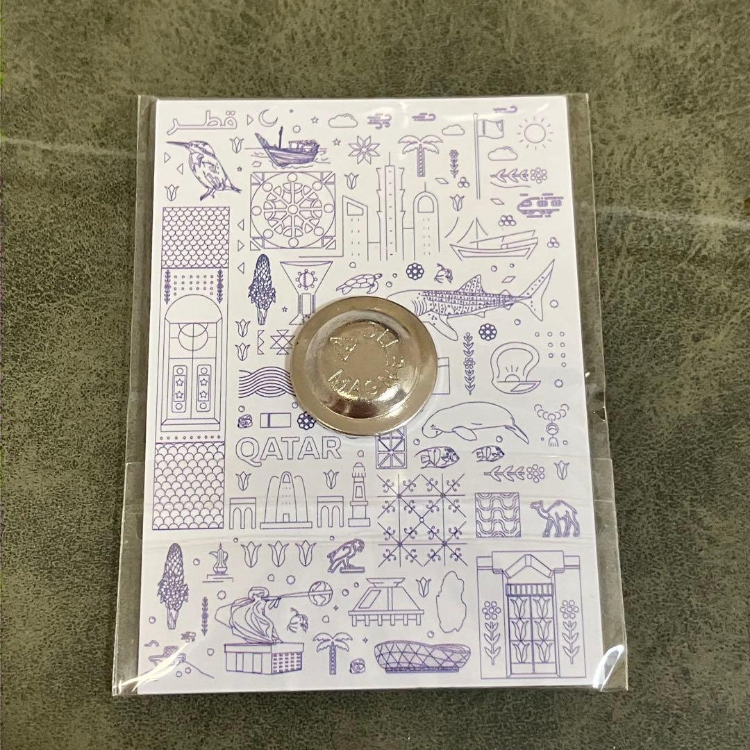 限定品】大阪 関西 万博 カタール パビリオン マグネット ピンバッジ