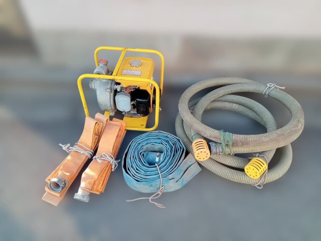 マツサカ　エンジンポンプ　QP-206　ロビンエンジン　EY15D ロビン 中古 エンジンポンプ – 農キング